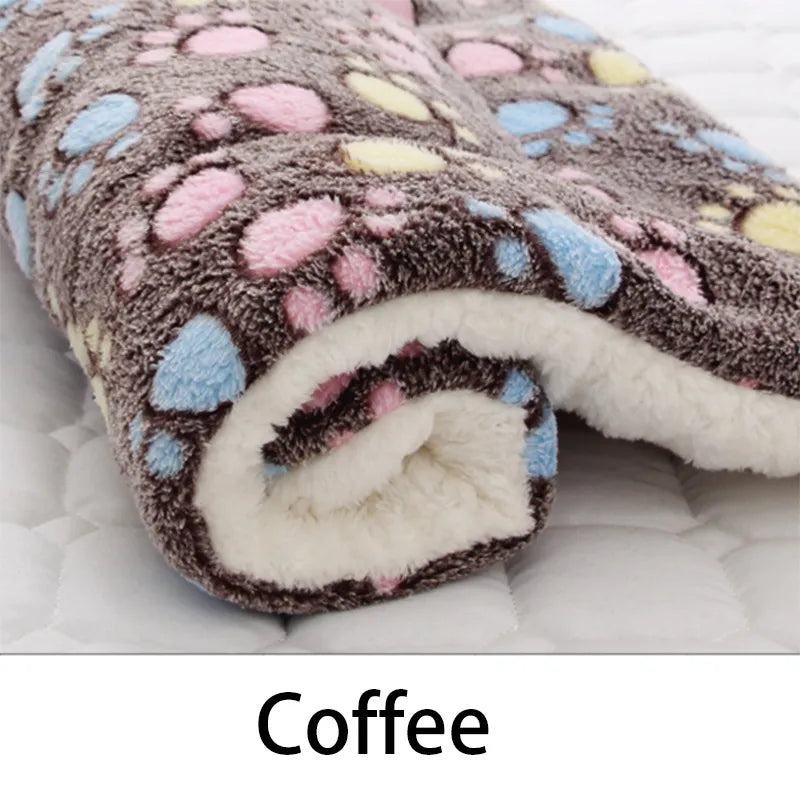 New Puppy, Small Dog, or Cat Sleeping Mat - Thickened Fleece Blanket Pad
