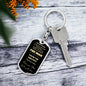 Dog Tag Key Chain_To Dad