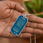 Dog Tag_Son_no stupid shit_from_Dad