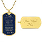 Dog Tag_Son_no stupid shit_from_Mom