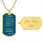 Dog Tag_Son_no stupid shit_from_Dad