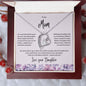 To Mom_from Daughter_purple flowers_Forever Love Necklace