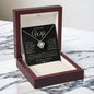 To Wife: Beautiful & Sentimental Gift - "I Can't Live Without You" Loveknot necklace