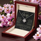 To Wife: Beautiful & Sentimental Gift - "I Can't Live Without You" Loveknot necklace