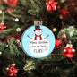 Bring some Holiday Fun with a Pun Ornament: Snowman saying, "Merry Christmas from your favorite Flake".