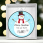 Bring some Holiday Fun with a Pun Ornament: Snowman saying, "Merry Christmas from your favorite Flake".