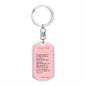 Dog Tag Key Chain_To Daughter