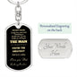 Dog Tag Key Chain_To Dad
