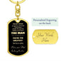 Dog Tag Key Chain_To Dad