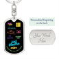 Dog Tag Key Chain_Positive Quotes for Her