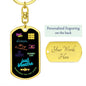 Dog Tag Key Chain_Positive Quotes for Her