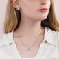 To Daughter from Mom_Love Knot Necklace & Earring Set