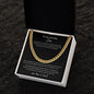 To Son_from Mom & Dad_Cuban Chain Link
