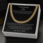 To Son_from Mom & Dad_Cuban Chain Link