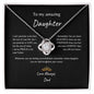 To Daughter from Dad_Love Knot