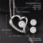 To Wife from Husband_Forever Love Necklace & Earring Set