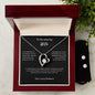To Wife from Husband_Forever Love Necklace & Earring Set