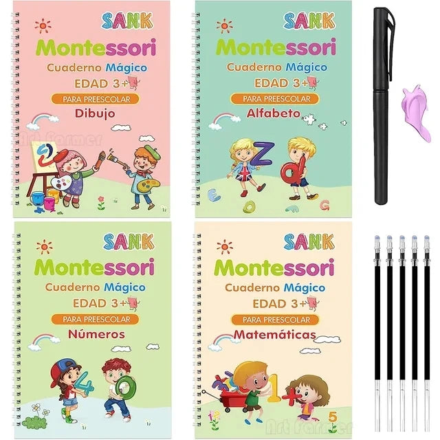 Tracing Groove Magic Copybooks: ages 3-7 (multi languages)