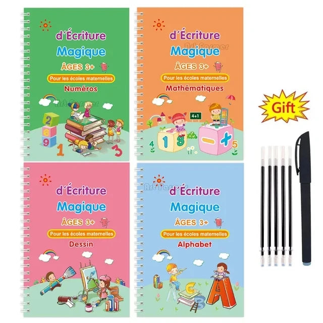 Tracing Groove Magic Copybooks: ages 3-7 (multi languages)
