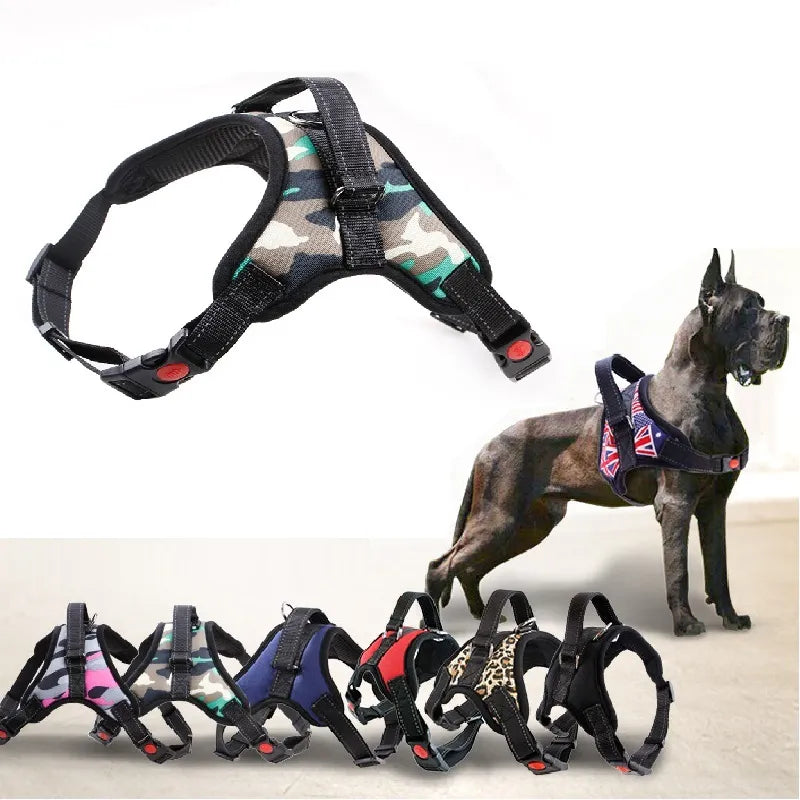 Heavy Duty Dog Harness with Grab Handle