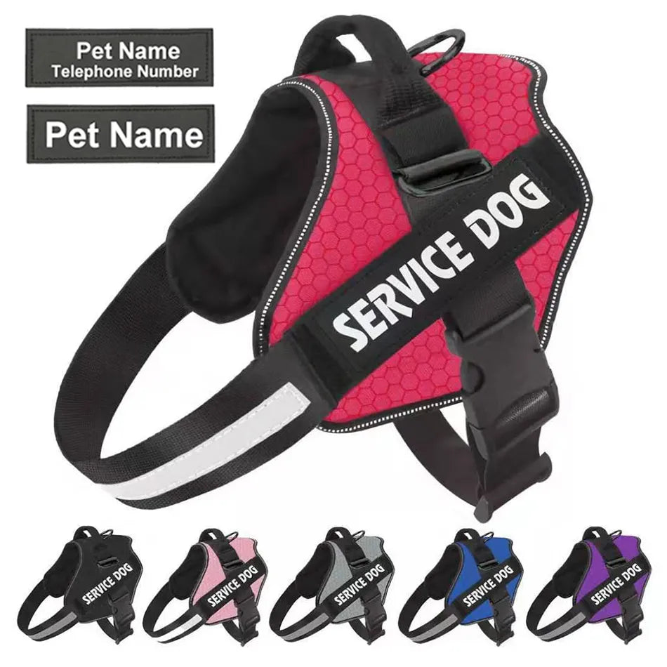 Dog Harness - No pull style with Custom ID Patch