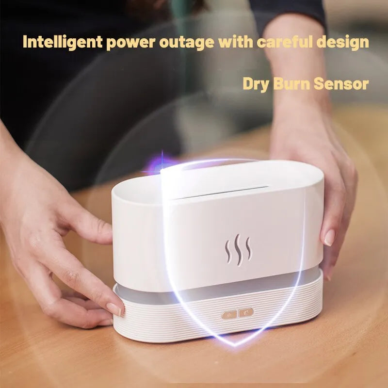 Flame Simulation LED Aromatherapy Machine