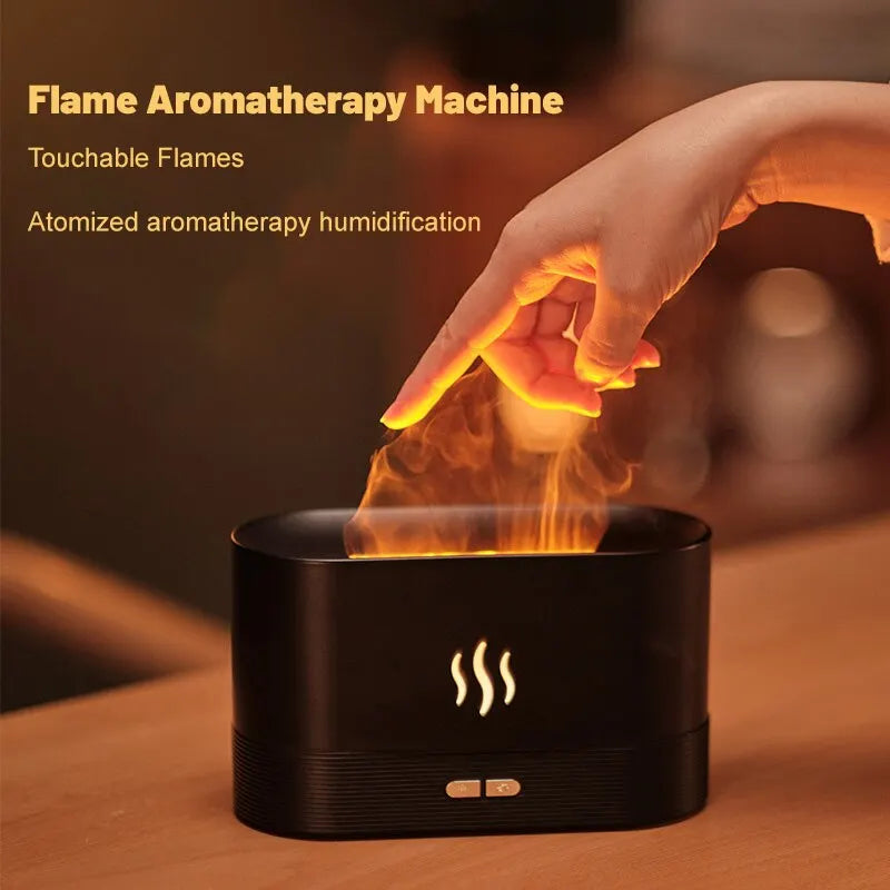 Flame Simulation LED Aromatherapy Machine