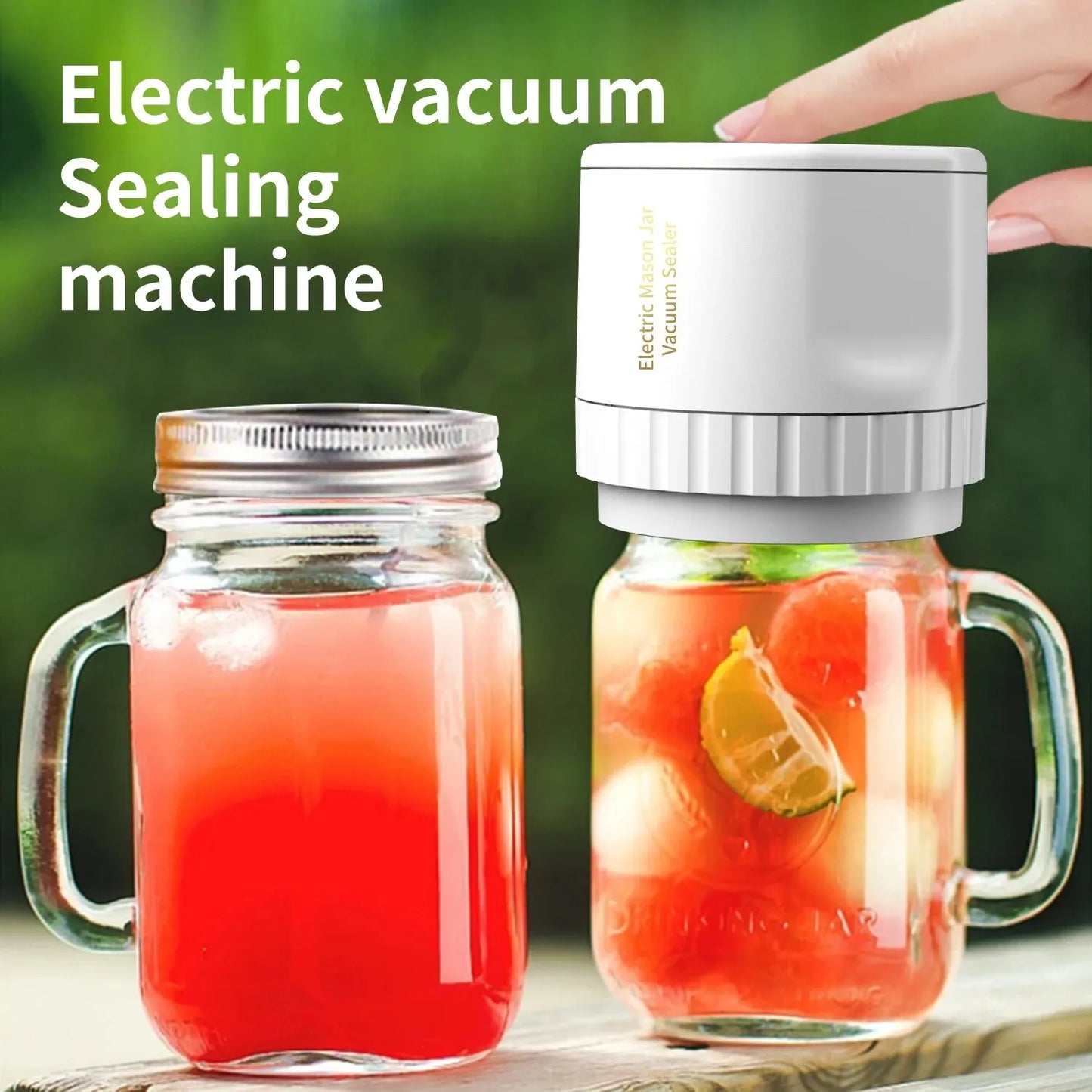 Electric Cordless Mason Jar Vacuum Sealer