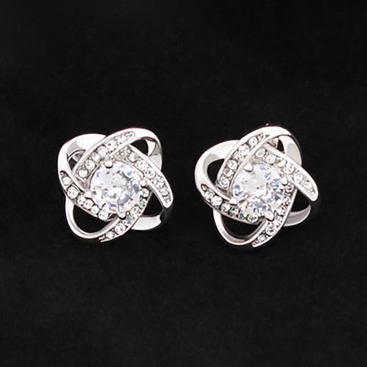 Xtra Add matching_Love Knot Stud Earrings