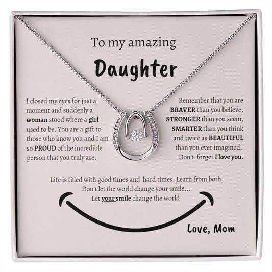 To Daughter_Smile_from Mom_Luck necklace