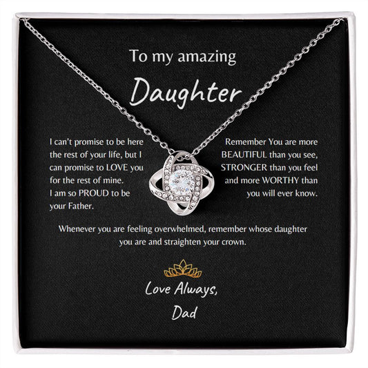 To Daughter from Dad_Love Knot