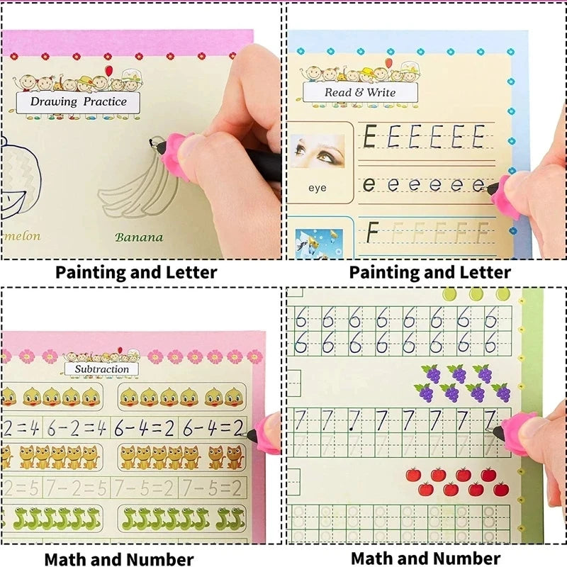 Tracing Groove Magic Copybooks: ages 3-7 (multi languages)