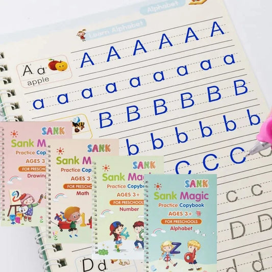 Tracing Groove Magic Copybooks: ages 3-7 (multi languages)