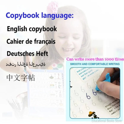 Tracing Groove Magic Copybooks: ages 3-7 (multi languages)